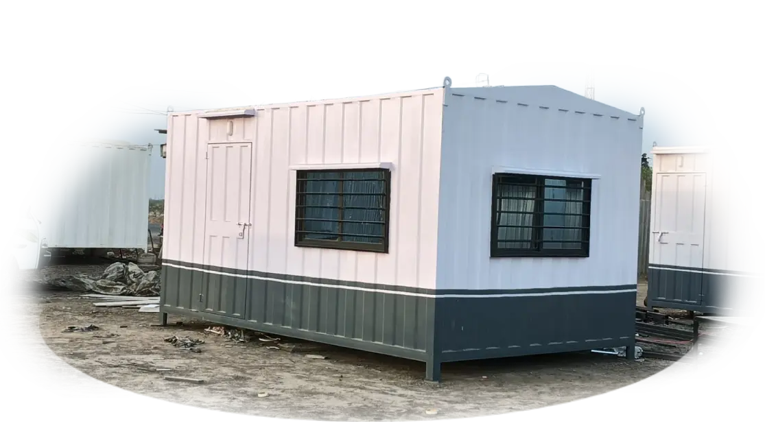 Portable office container and modular infrastructure by GECC in Gujarat